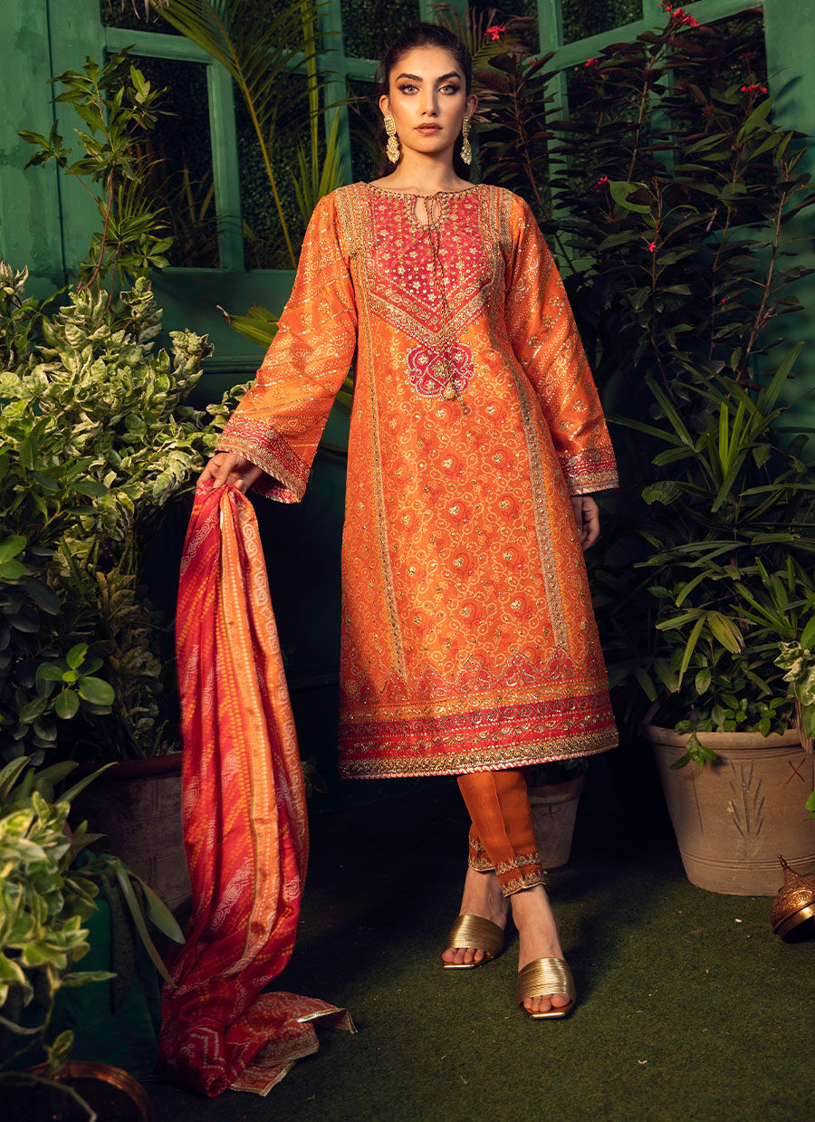 chunri dress design ChunRi print