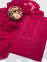 Shadow mirror collection Shirt And Dupata embroidery with four side border dupata